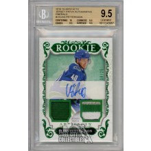 Elias Pettersson 2018-19 Upper Deck Artifacts Autograph Rookie Patch Card 08/25 BGS 9.5