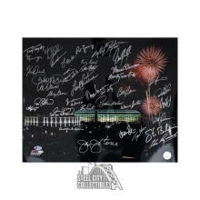 Phillies Greats Autographed 16x20 Photo (Fireworks 39 Signatures) - BAS LOA