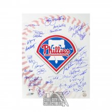 Philadelphia Phillies Greats Autographed 16x20 Photo (39 Signatures) - BAS LOA