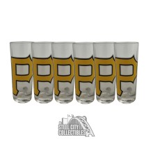 Pittsburgh Pirates 2 oz. Shooter Glass Set Of 6