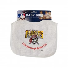 Little Pittsburgh Pirates Fan Snap Bib