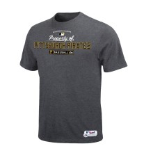 Pittsburgh Pirates Majestic MLB Authentic Property Of Gray T-Shirt