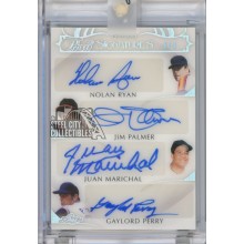 Ryan/Palmer/Marichal/Perry 2019 Leaf Pearl Quad Signatures Autograph Card 4/4