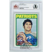 Jim Plunkett 1972 Topps Football Autograph Auto Rookie Card #65 - BAS