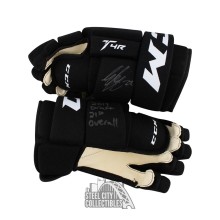 Samuel Poulin 2019 Draft 21st Overall Autographed Hockey Gloves - BAS COA