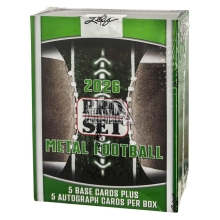 2026 Pro Set Metal Football Hobby Box