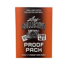 2024 Leaf Metal Collective Football 1/1 Pre-Production Proof Pack