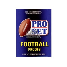 2024 Pro Set Metal Football 1/1 Pre-Production Proof  Pack