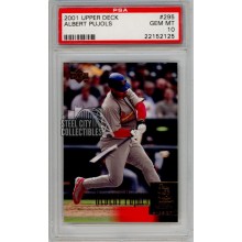 Albert Pujols 2001 Upper Deck Baseball Rookie Card #295 PSA 10 Gem Mint
