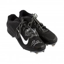 Jose Ramirez Autographed Nike Black Baseball Cleats - BAS COA