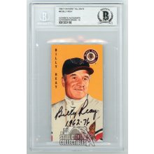 Billy Reay 1962-76 1994 Parkhurst Tall Boys Autographed Card #43 - BAS 10