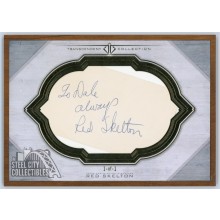 Red Skelton 2017 Topps Transcendent Oversized Cut Signature Autograph 1/1