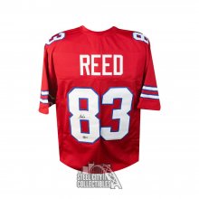 Andre Reed Autographed Buffalo Red Custom Football Jersey - BAS