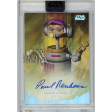 Paul Reubens RX-24 2018 Topps Star Wars Stellar Signatures Autograph Card /40