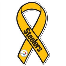 Pittsburgh Steelers NFL 7" Ribbon Magnet
