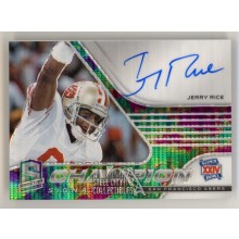 Jerry Rice 2021 Panini Spectra Champion Autograph Card #CS-JR 07/10
