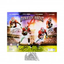 Henry Ingram Lacy Richardson Alabama Dynasty Backs Autographed 16x20 Photo - BAS LOA