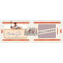 Cal Ripken Jr 2020 National Treasures Autograph Booklet Jersey Card #CSMB-CR 2/5
