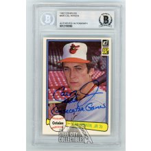 Cal Ripken 2632 Consecutive Games 1982 Donruss Autographed Card #405 - BAS