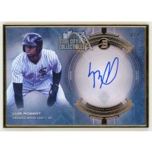 Luis Robert 2020 Bowman Transcendent Rookie Autograph Card Rose Gold 1/1