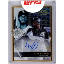 Luis Robert 2020 Topps Gold Label Autograph Rookie Card #GLA-LR 72/75