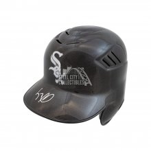 Luis Robert Autographed Chicago White Sox Replica Full-Size Baseball Batting Helmet - BAS COA
