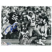Robin Cole Autographed Pittsburgh Steelers 8x10 Photo - BAS COA (Blue Ink)