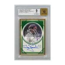 Tony Roche 2020 Topps Transcendent Tennis Emerald Autograph Card /5 BGS 9 Auto 10