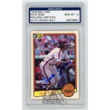 Pete Rose 1983 Donruss Autographed Card #42 - PSA/DNA Gem MT 10