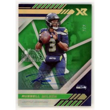 Russell Wilson 2020 Panini XR Green Autograph Card #1 2/2