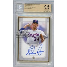 Nolan Ryan 2017 Topps Transcendent Autograph Card #TCA-NR 12/25 BGS 9.5 Gem Mint