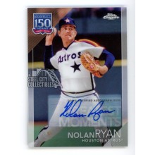 Nolan Ryan 2019 Topps Chrome 150 Years Autograph Card #150C-1 1/5