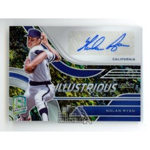 Nolan Ryan 2021 Panini Spectra Illustrious Camo Autograph Card #ILS-NR 5/8