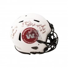 Rypien Riggins Williams SB MVPs Autographed Redskins Lunar Eclipse Authentic Full-Size Football Helmet - BAS
