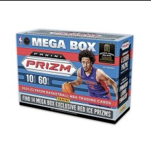 2021-22 Panini Prizm Basketball 60-Card Mega Box (Red Ice Prizms)