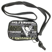 Pittsburgh Penguins NHL Wordmark Canvas ID Case