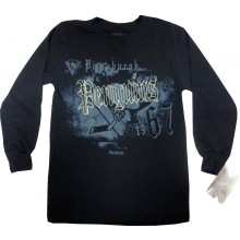 Pittsburgh Penguins Reebok NHL Youth 1967 Stitching Black Long Sleeve T-Shirt