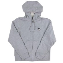 Pittsburgh Penguins Reebok NHL Women's Active Fleece Full-Zip Gray Hoodie Sweatshirt