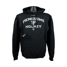 Pittsburgh Penguins NHL Reebok Center Ice Black Progression Hooded Sweatshirt