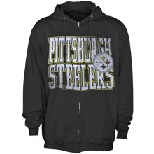 Pittsburgh Steelers NFL Touchback V Full-Zip Hooded Sweatshirt