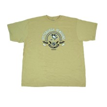 Pittsburgh Penguins Reebok NHL Hockey Club Gold T-Shirt