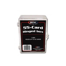 BCW 55ct Hinged Snap Case