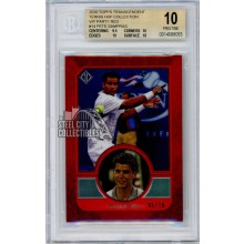 Pete Sampras 2020 Topps Transcendent Tennis VIP Red Card #14 /10 BGS 10 Pristine