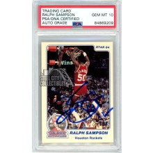 Ralph Sampson 1984 Star "HOF 12" Autograph Card #8 PSA/DNA 10
