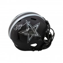 Deion Sanders Autographed Dallas Cowboys Eclipse Replica Full-Size Football Helmet - BAS COA