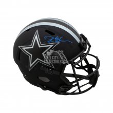 Deion Sanders Autographed Dallas Cowboys Eclipse Replica Full-Size Football Helmet - BAS COA (Blue Ink)