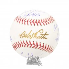 The Sandlot Cast Autographed Babe Ruth Official MLB Baseball - BAS COA (6 Autographs)