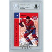 Serge Savard 1995 Parkhurst 66-67 Autographed Card #74 - BAS