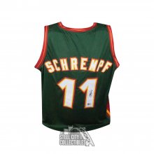 Detlef Schrempf Autographed Seattle Custom Basketball Jersey - BAS