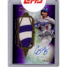 TOPPS COーSIGNERS autograph Corey Seager 2021 Topps Diamond Icons Autograph Patch Card 06/10